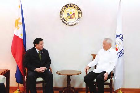 2.4 The Republic of the Philippines During his official visit to the Philippines on 6 7 April 2015, H.E.