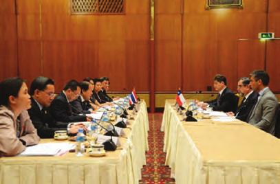 Alfredo Labbé-Villa, Director-General for Foreign Policy, Ministry of Foreign Affairs of Chile, co-chaired the Fourth Meeting of Political Consultations between the Kingdom of Thailand and the