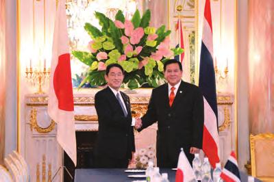 Thailand and Japan also discussed education and creative-economy cooperation, as proposed by H.E. Mr.