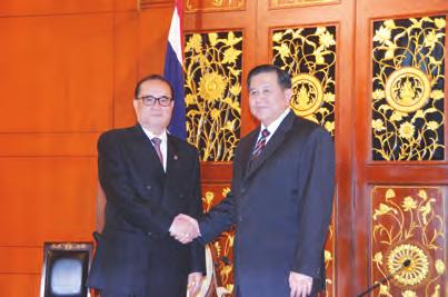 In a bilateral discussion with H.E. Mr. Don Pramudwinai, Minister of Foreign Affairs of Thailand, on 28 September 2015 during the 70 th UN General Assembly, H.E. Mr. Ri Su-yong, Minister of Foreign Affairs of the DPRK, expressed interest in Thailand s agricultural techniques, particularly rice production.