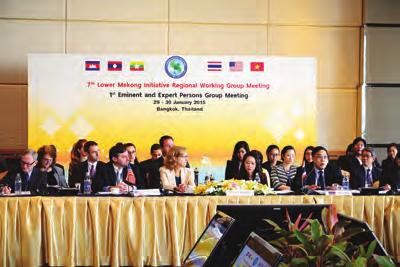 1.2 Lower Mekong Initiative (LMI) The Ministry of Foreign Affairs of Thailand and the United States Department of State co-hosted the 7 th Lower Mekong Initiative (LMI) Regional Working Group (RWG)