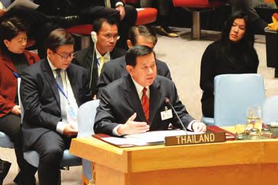 Moreover, Thailand encouraged more interaction between the Council and other UN bodies. Through these proposals, Thailand believes that it will improve the transparency and efficiency of the Council.