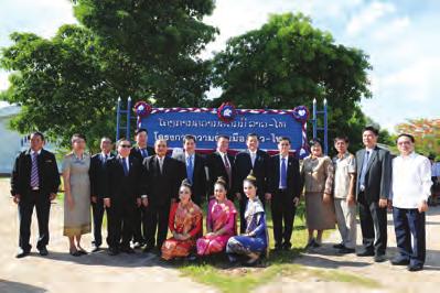 The Thai Government provided financial support for the construction of the rehabilitation centre and medical equipment, as well as the rehabilitation and emergency training curriculums for the