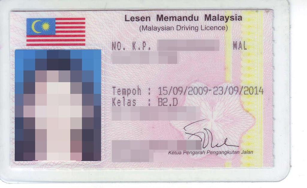 Malaysian Driving License ACCEPTANCE of the Malaysian Driving License overseas in countries