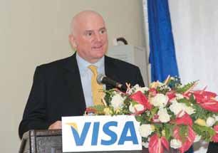 The agreements will establish arrangements for Visa-branded payment cards to be accepted in Myanmar, a development that will support the growth of Myanmar s financial infrastructure and help the