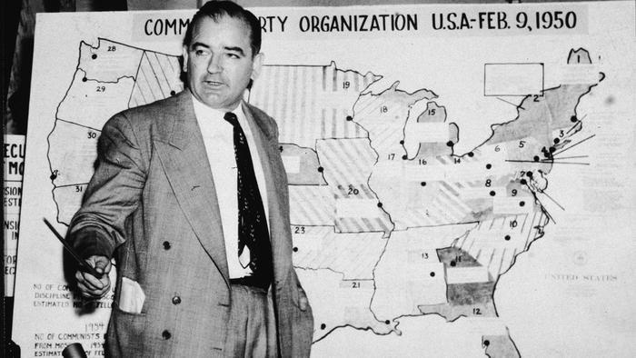 McCarthyism Joseph McCarthy Senator of WI used