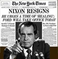 Watergate and the Fall of a President In June 1972 five men were caught at the Watergate Hotel, sight of the Democratic National Committee (before election) Two men were members of FBI/CIA and were