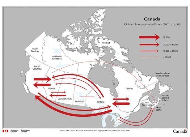 4.5 Changing Migration Within Canada For Maritimers, out-migration began
