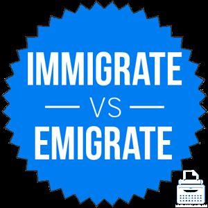 Immigrate vs.