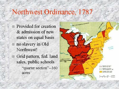 70. Northwest Ordinance 73. Patriots Blues Clue- Territories to states 71.