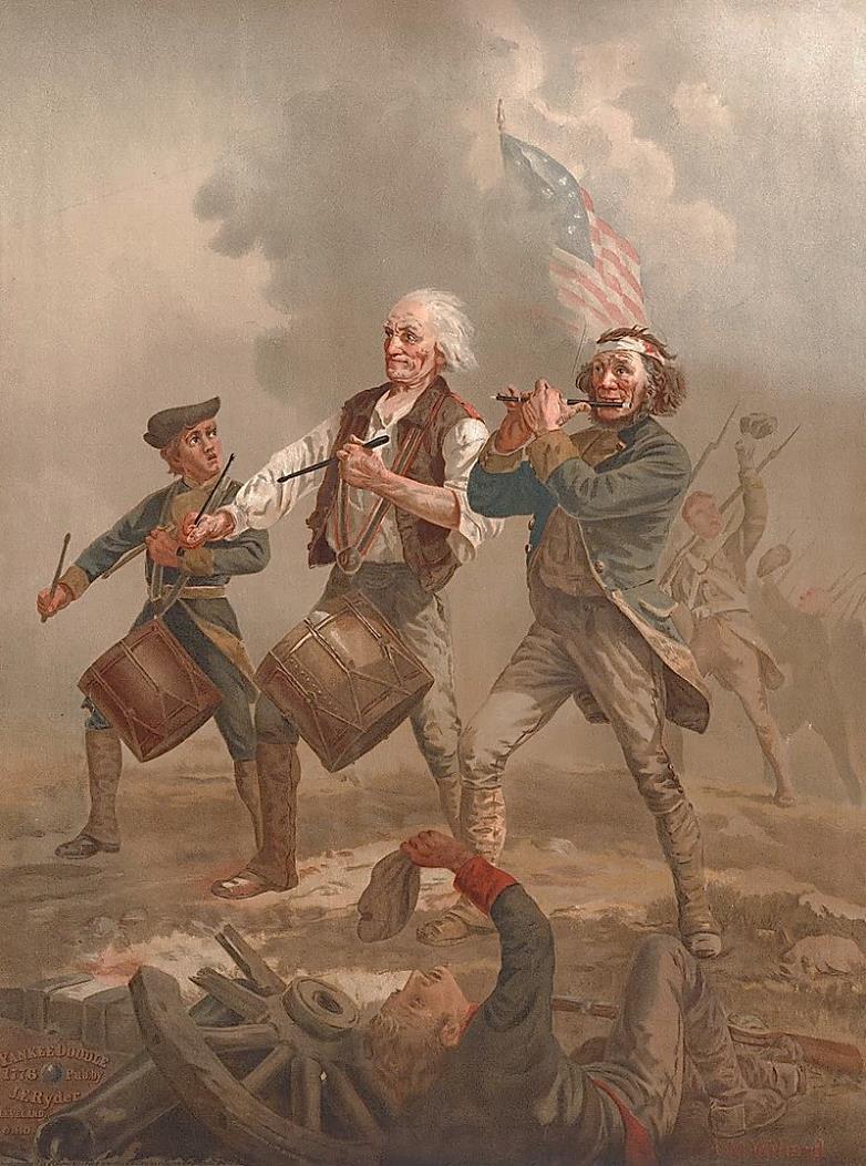 Historical Music Yankee Doodle Traditions place its origin in a pre-revolutionary War song originally sung by British military officers to mock the disheveled, disorganized colonial "Yankees" with