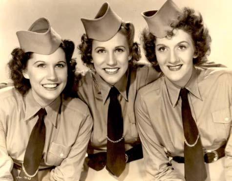 Historical Music "Boogie Woogie Bugle Boy" was a major hit for The Andrews Sisters and an iconic World War II tune. It can be considered an early jump blues recording. The song is ranked No.