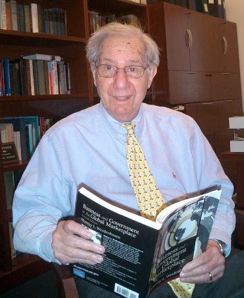 In Memoriam: Murray Weidenbaum (1927-2014) We were saddened by the passing of Murray Lew Weidenbaum, a friend and mentor who first developed the measures of regulatory activity used in this report.
