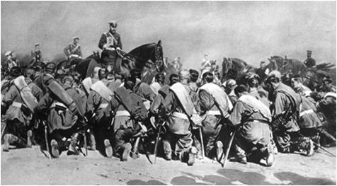 When the war began, the Tsar ordered Russian forces