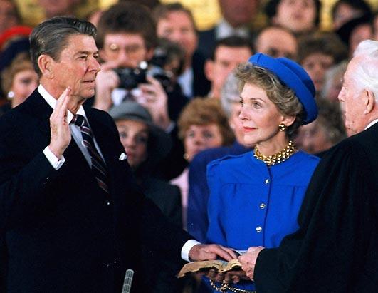 A Sea-Change in Washington As Reagan assumed the presidency, many Americans were buoyed by his genial smile http://www.youtube.com/watch?