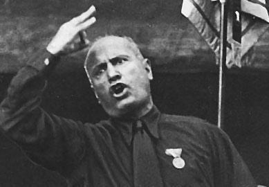 Mussolini hoped that, because he co-operated with Hitler, he could keep Hitler's ambitions