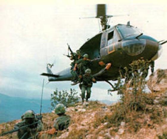 Intensifying the War February 1965 a V.C. attack killed 8 American soldiers and wounded 126 Pres.