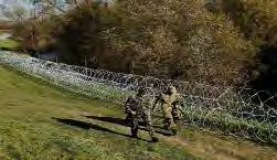 Asylum and migration into the EU in 2015 Figure 5: Fences at borders, end of 2015 Slovenia Croatia Hungary Croatia Hungary Serbia Calais fence around the Eurotunnel terminal Macedonia Greece Melilla