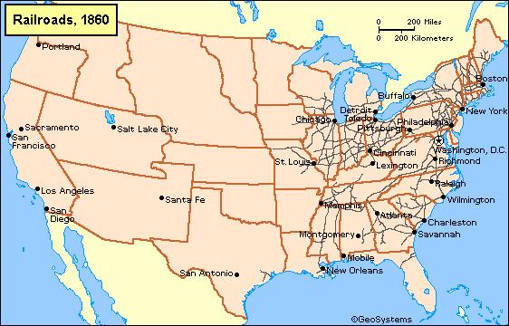 Connecting the Nation Railroads Construction in U.S.
