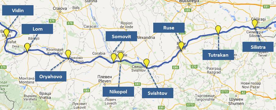 6 Bulgaria Border control point Vidin Location on the Danube/River-km: 795.00-781.