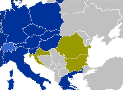 1 General information The Danube waterway crosses borders to European Union Member States which are part of the Schengen Area (Germany, Austria, Slovakia, Hungary), to EU-Member States which are not