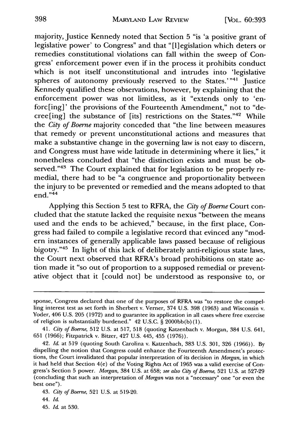 398 MARYLAND LAW REVIEW [VOL.