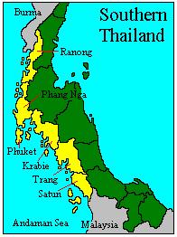 Affected Areas Six Provinces - Phuket -