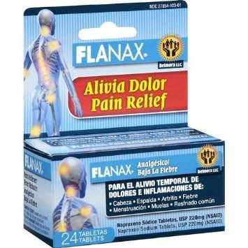 FLANAX in the United States FLANAX brand analgesic has been sold in Mexico since 1976