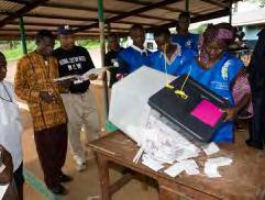 The counting process proceeded without major incident in most places witnessed by NDI observers, although the count seemed disorganized in some cases.