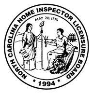 Chairman Butch Upton: North Carolina Home Inspector Licensure Board (NCHILB) Regular Meeting Agenda October 13, 2017 Call meeting to order, opening remarks and welcome guests Welcome new member