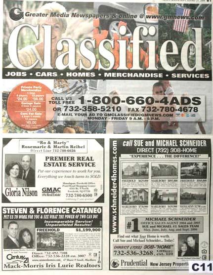 Greater Media Newspapers C-11 Best Classified Section Classified