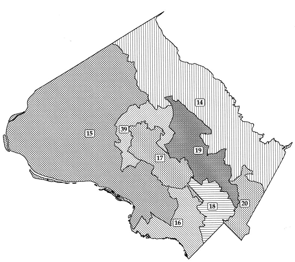 MAP 5 State Legislative Districts County District