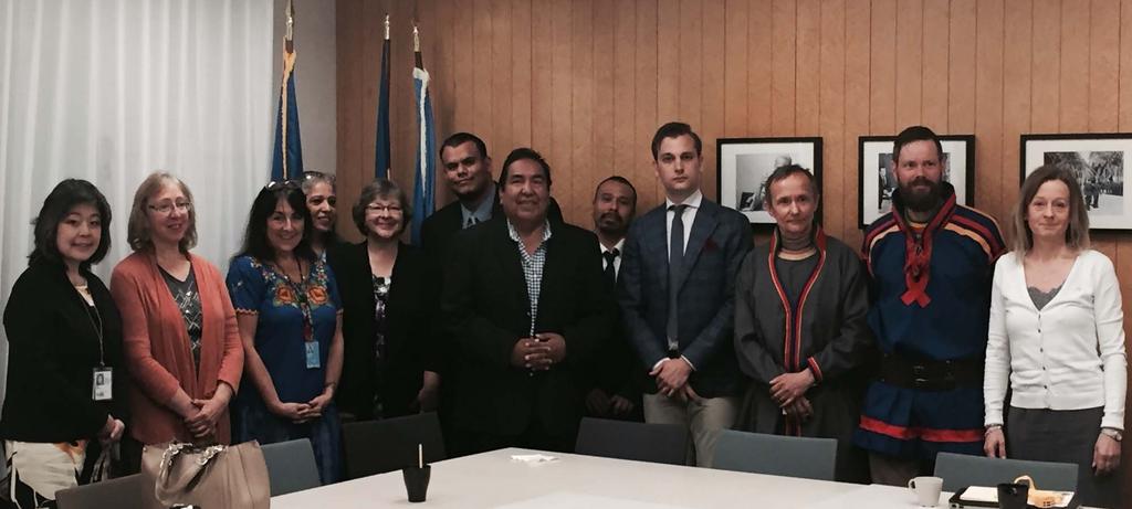 Meeting with Yaqui Nation Political and Cultural leaders, Sweden, United States, IITC and Sami Parliament to
