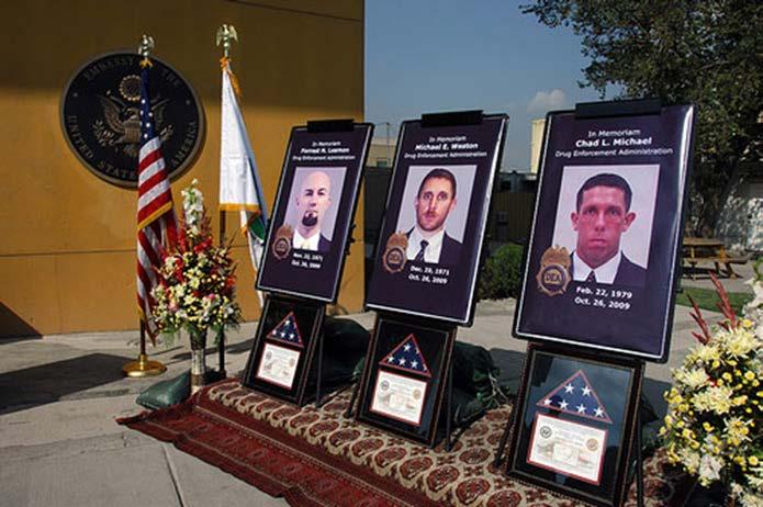 DEDICATION This paper is dedicated to three Drug Enforcement Administration Special Agents, killed on October 26, 2009, when the U.S. military helicopter they were in crashed while returning from a joint counternarcotics mission in western Afghanistan.