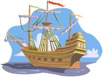 New technology and a desire to find water routes to the East led to the Portuguese discovery of a water route to India (DaGama) and the Spanish discovery of the Americas (Columbus.