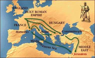 The Crusades: 1095-1272 Europe was in the Dark Ages.