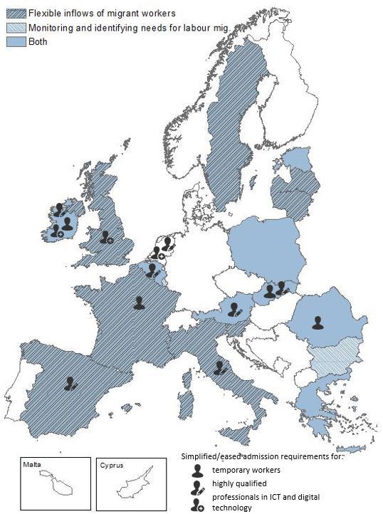 background was included in the country-specific recommendations of 6 Member States (AT, BE, DK, LU, NL and SE) within the framework of the 2014 European Semester.