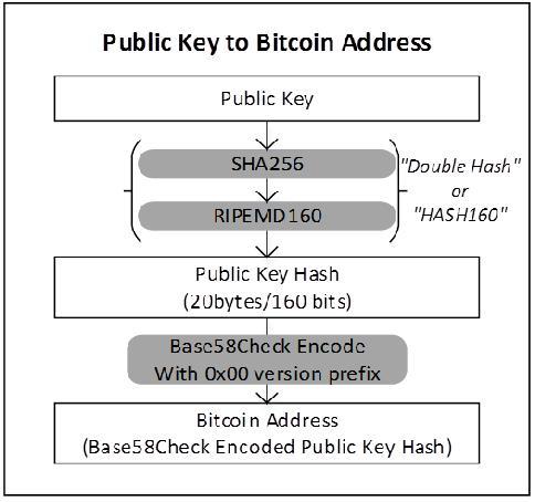 JDFSL V11N2 Electronic Voting Service Using Block-chain INTRODUCTION Figure 1. Method of generating a Bitcoin hash from a public key.