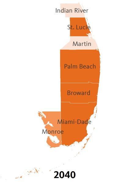An Equity Profile of the Southeast Florida Region PolicyLink and PERE 24 Demographics At the forefront of the nation s demographic shift (continued) In 1980, Miami-Dade was the only majority