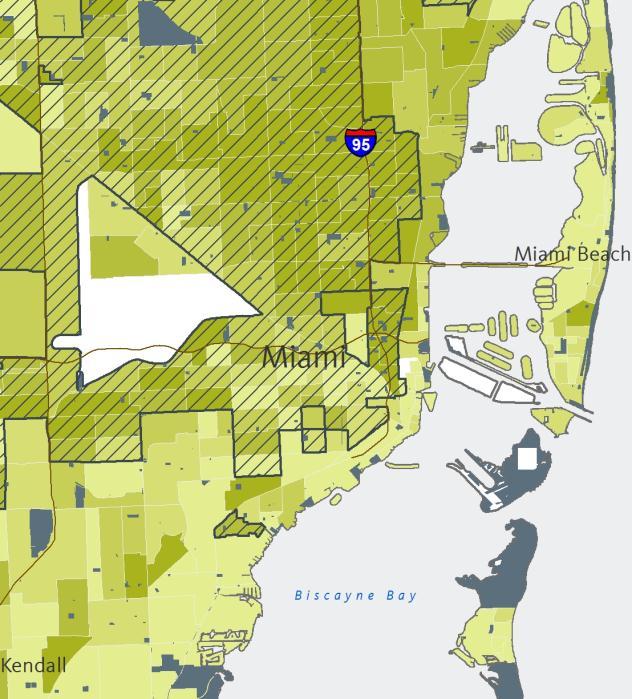 An Equity Profile of the Southeast Florida Region PolicyLink and PERE 32 Economic vitality High unemployment in urban communities of color and rural areas Knowing where high-unemployment communities