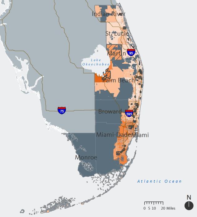 An Equity Profile of the Southeast Florida Region PolicyLink and PERE 77 Connectedness Food deserts are primarily in urban communities