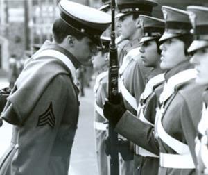 The first women graduate from the service academies as a result of Public Law 94-106, signed by President Gerald Ford.