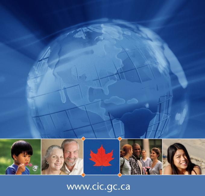 Citizenship and Immigration Canada Citoyenneté et Immigration Canada IMMIGRATION Canada Application for Permanent Residence Canadian Experience Class Table of Contents Overview... 2 Before You Apply.