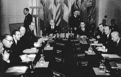 Not a simulation: negotiating the NATO Treaty in Washington, 1949 NATO Earlier this year (1949), the governments of 12 countries (Belgium, Canada, Denmark, France, Iceland, Italy, Luxembourg, the