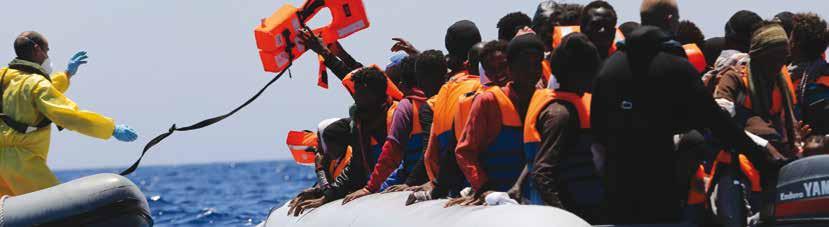 Rescue of migrants in the Mediterranean. Photo: The European Union / Francesco Malavolta. REDUCE INEQUALITY WITHIN AND AMONG COUNTRIES TARGET 10.