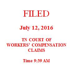 TENNESSEE BUREAU OF WORKERS' COMPENSATION IN THE COURT OF WORKERS' COMPENSATION CLAIMS AT NASHVILLE Thomas Gilbert, Employee, v. United Parcel Service, Inc.