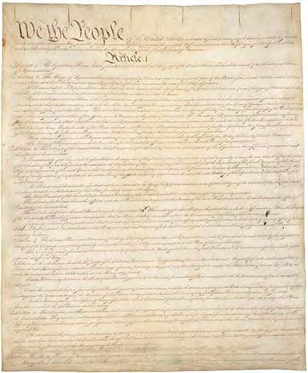 U.S. Constitution Ratified in 1787 and replaced the Articles of Confederation Set up a government based on federalism, in which power is divided