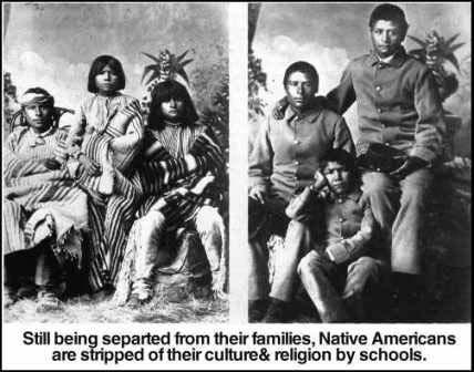 Native Americans disappeared as they were removed from their