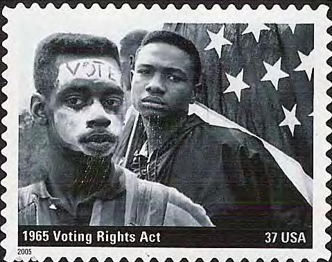 Voting Rights Act of 1965 Eliminated voter literacy tests, which were reading tests that were