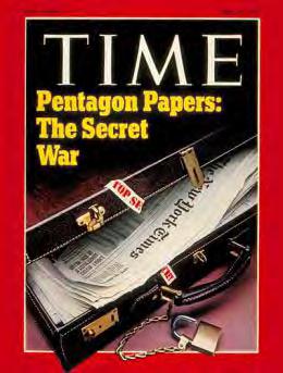 Pentagon Papers Published in the New York Times in 1973 Papers revealed